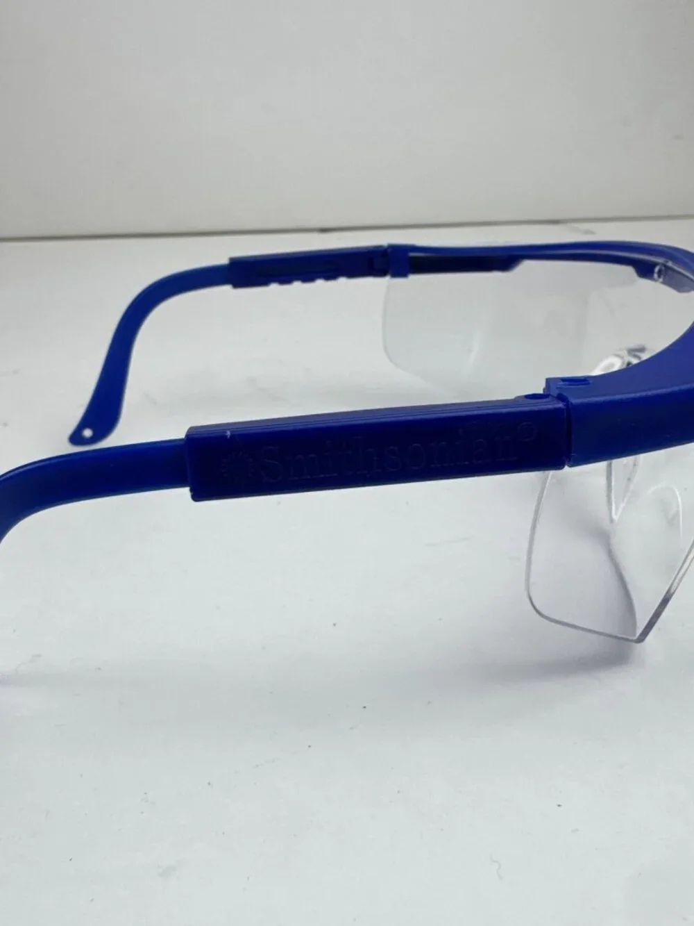 Smithsonian Toy Safety Glasses Blue Clear Protective Eyewear Costume Roleplay